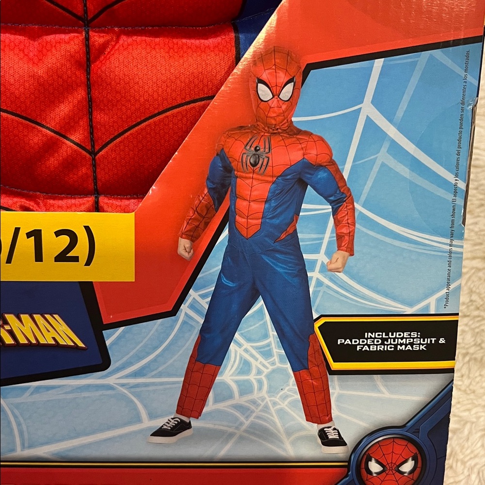 Marvel Spider-Man Kids Costume Large 10-12